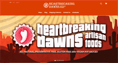 Desktop Screenshot of heartbreakingdawns.com